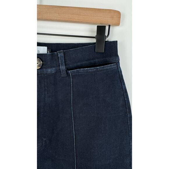 Brass The Sailor Pant Jeans Womens Size 8 Indigo Blue Dark Wash Wide Leg New - Picture 6 of 14